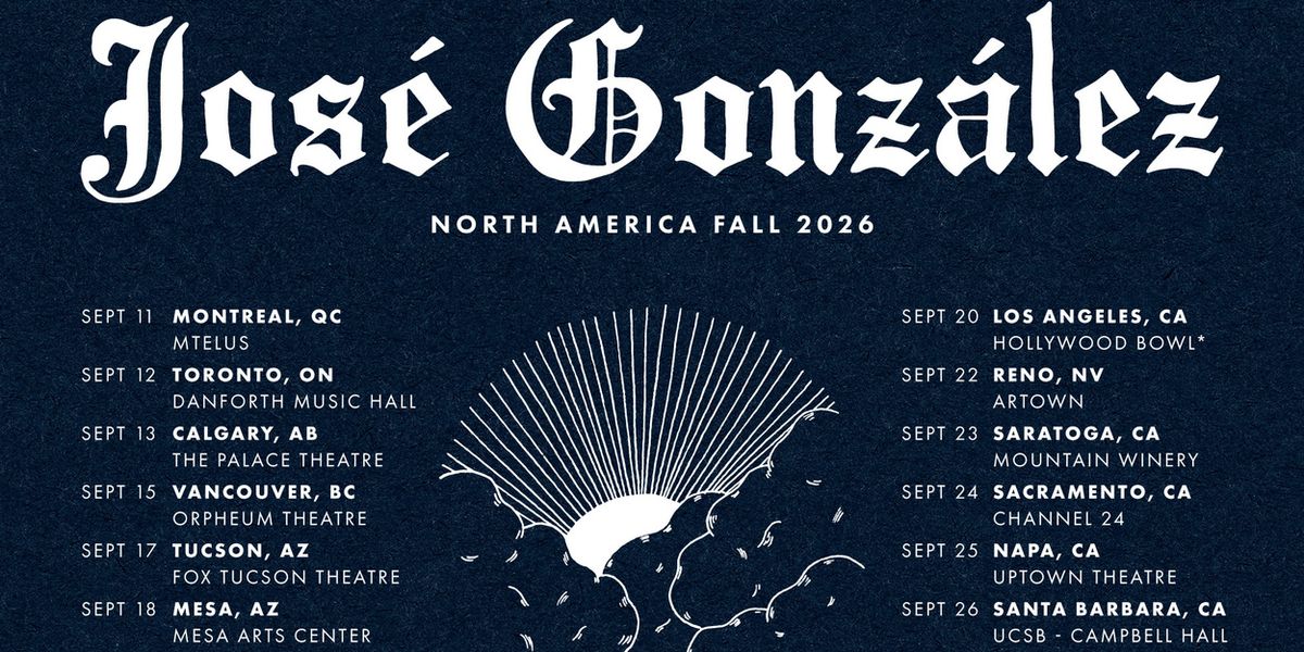 José González Unveils Dates for Fall Headline Tour