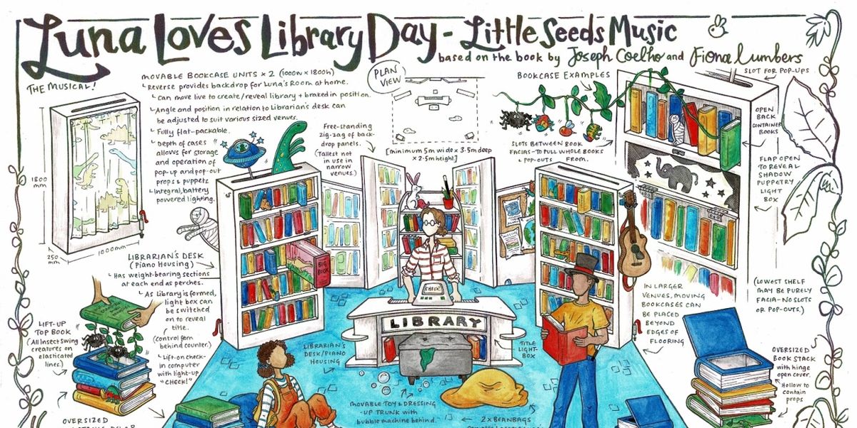 LUNA LOVES LIBRARY DAY THE MUSICAL to Premiere in Manchester, Tour Set in 2023 and 2024