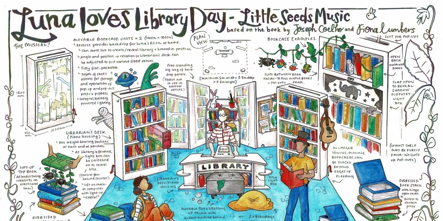 LUNA LOVES LIBRARY DAY THE MUSICAL to Premiere in Manchester, Tour Set in 2023 and 2024  Image