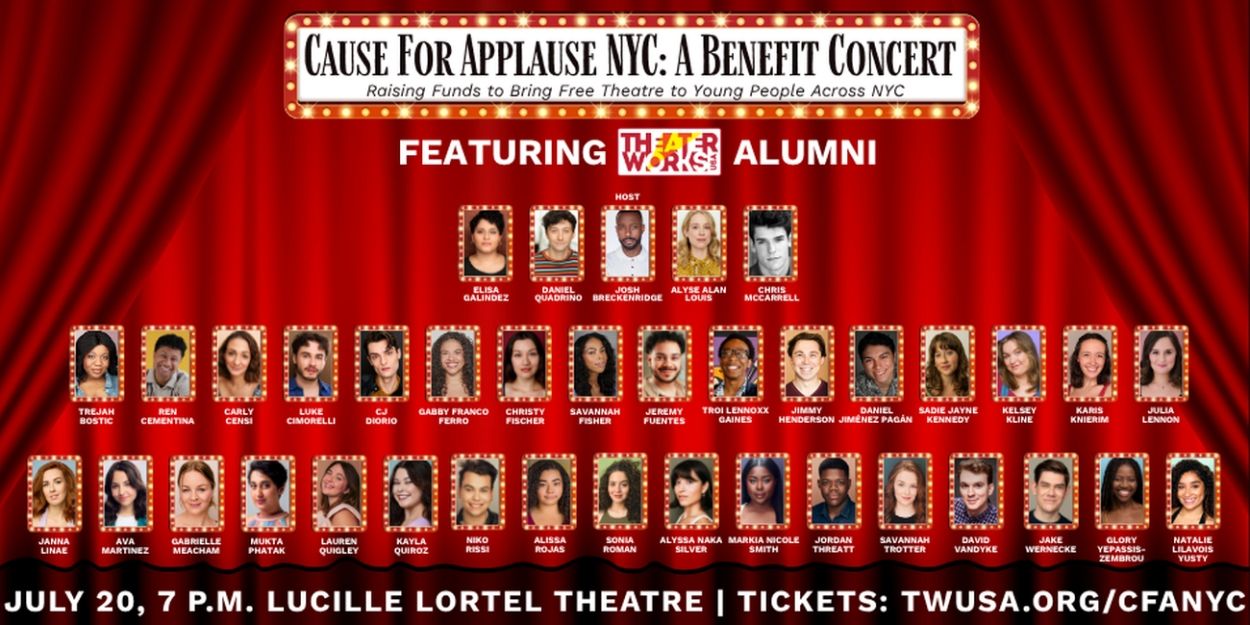 Josh Breckenridge, Daniel Quadrino and More to Join TheaterWorksUSA CAUSE FOR APPLAUSE NYC  Image