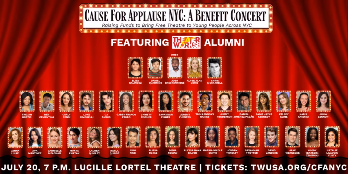Josh Breckenridge, Daniel Quadrino and More to Join TheaterWorksUSA CAUSE FOR APPLAUSE NYC