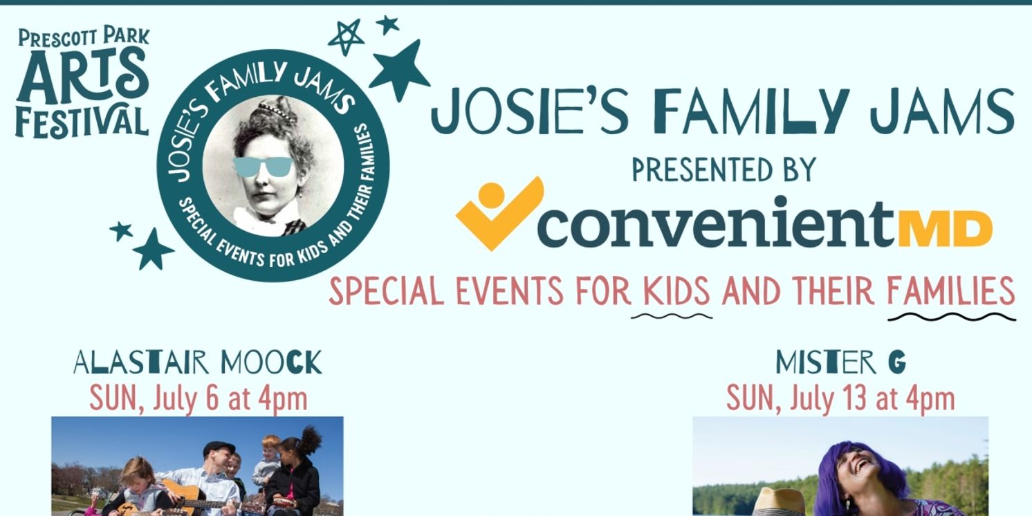 Josie's Family Jams Returns to Prescott Park  Image