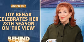 Joy Behar Marks Record-Setting 28th Season Hosting THE VIEW