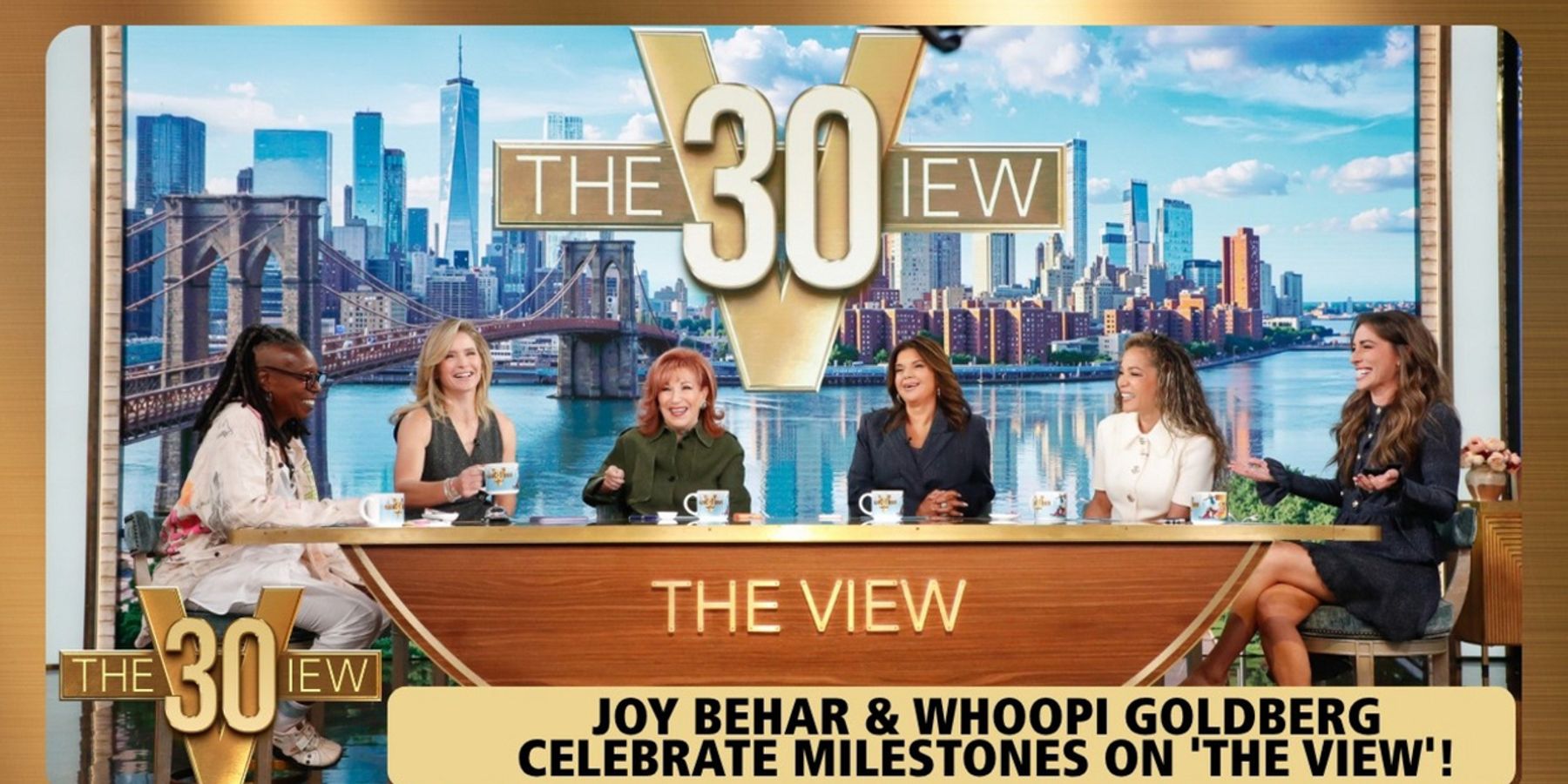 Joy Behar & Whoopi Goldberg Mark Milestones Together On THE VIEW