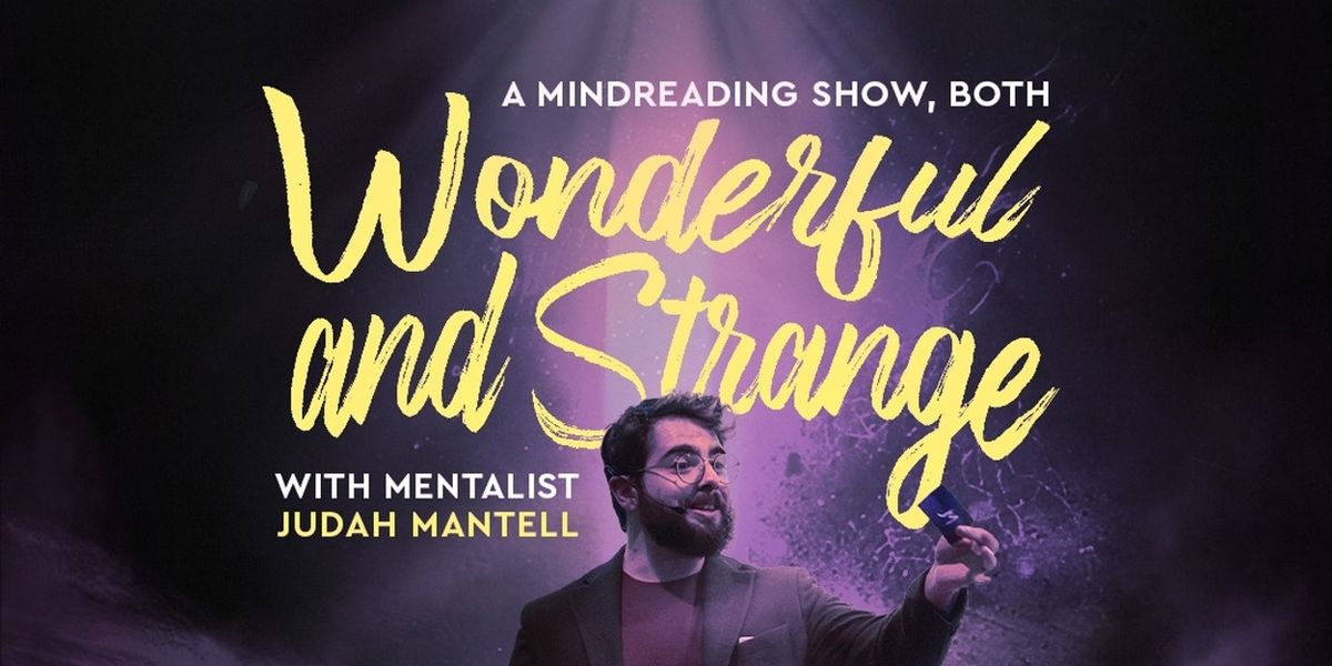Judah Mantell Will Perform A MINDREADING SHOW, BOTH WONDERFUL AND STRANGE in Teaneck