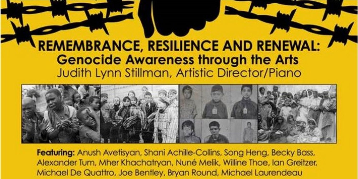 Judith Lynn Stillman to Present REMEMBRANCE, RESILIENCE AND RENEWAL  Image
