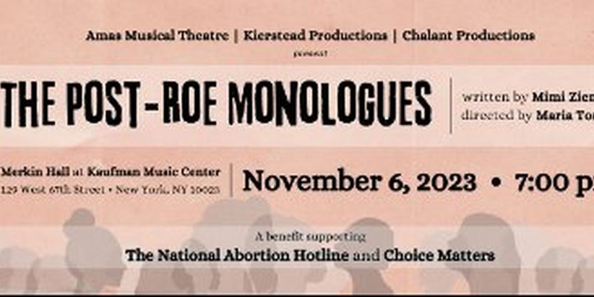 Judy Gold, Mary Beth Peil & More to Star in THE POST-ROE MONOLOGUES Benefit Performance