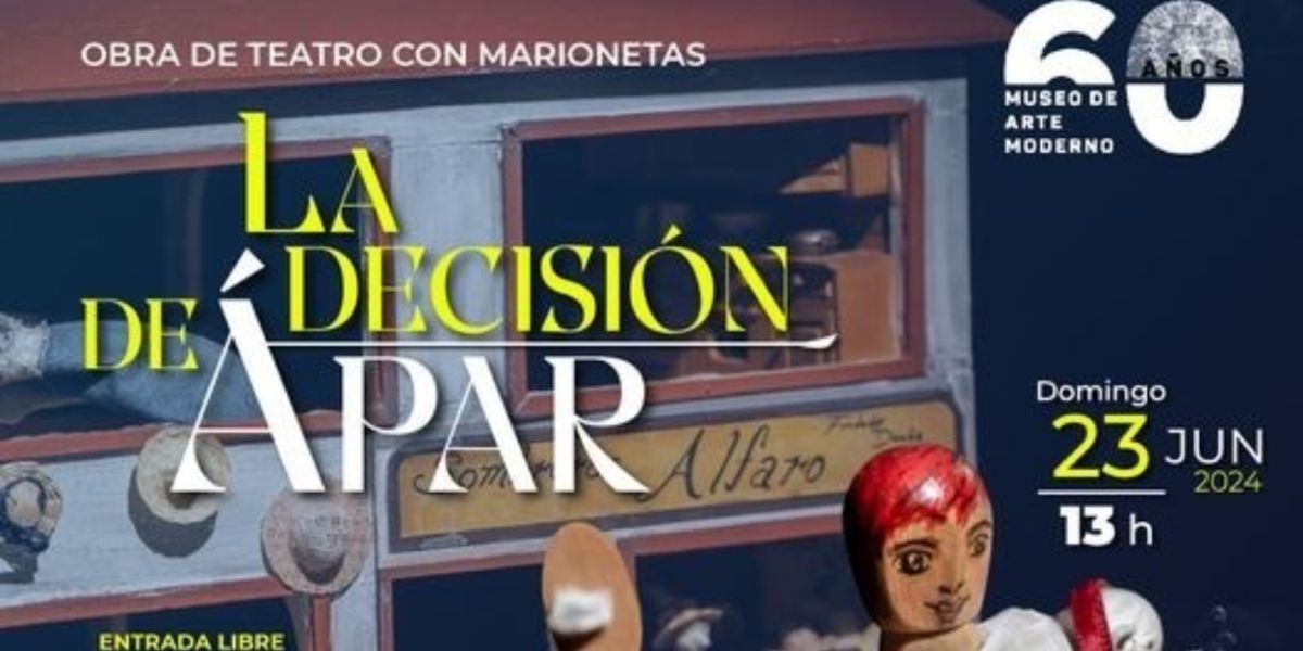 Juego Y Teatro Se Unen En El Espectáculo De Marionetas La Decisión De Ápar, En El Museo De Arte Moderno
