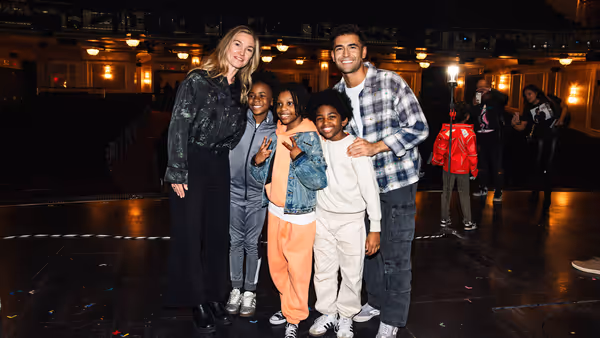 Photos: DWTS Partners Julia Stiles and Ezra Sosa Visit MJ on Broadway Photo