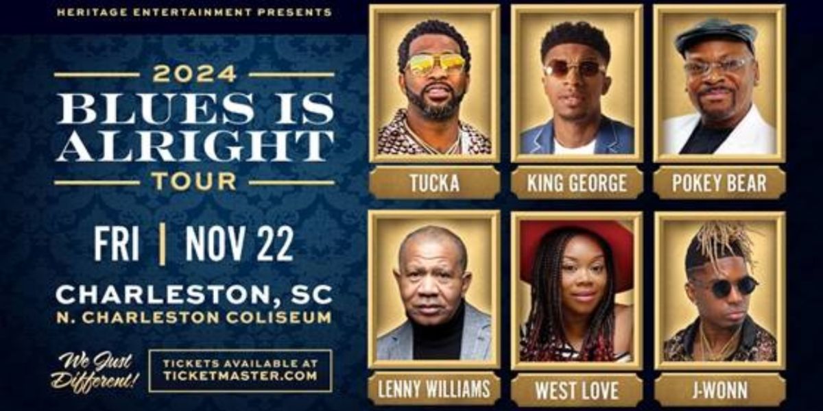 BLUES IS ALRIGHT Tour is Coming To North Charleston Coliseum in November