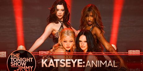 KATSEYE Brings ANIMAL to THE TONIGHT SHOW in Late-Night Performance Photo