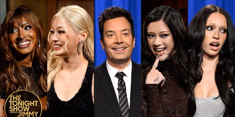 KATSEYE Joins Jimmy Fallon for a Look at Their Rising Popularity on THE TONIGHT SHOW Photo