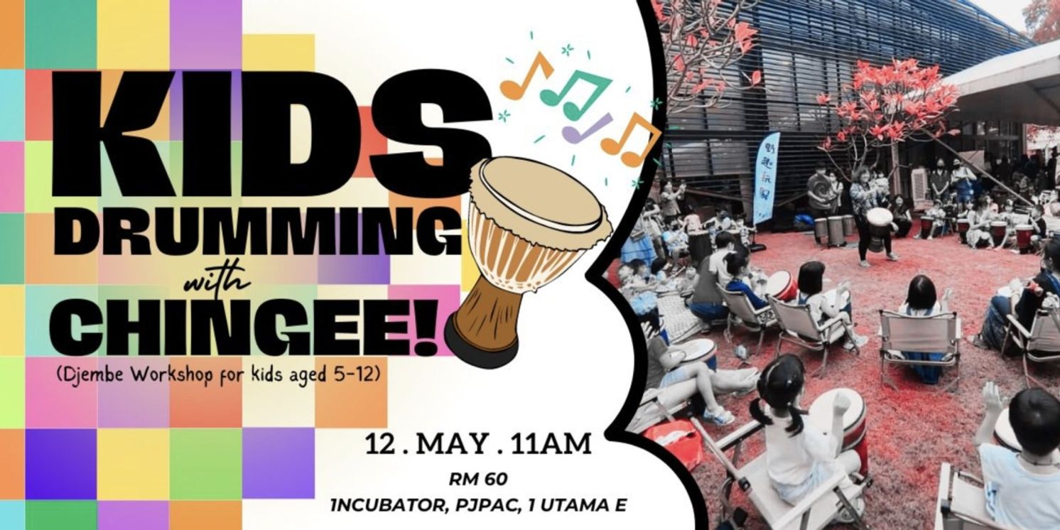 KIDS DRUMMING WITH CHINGEE! Comes to PJPAC in May  Image