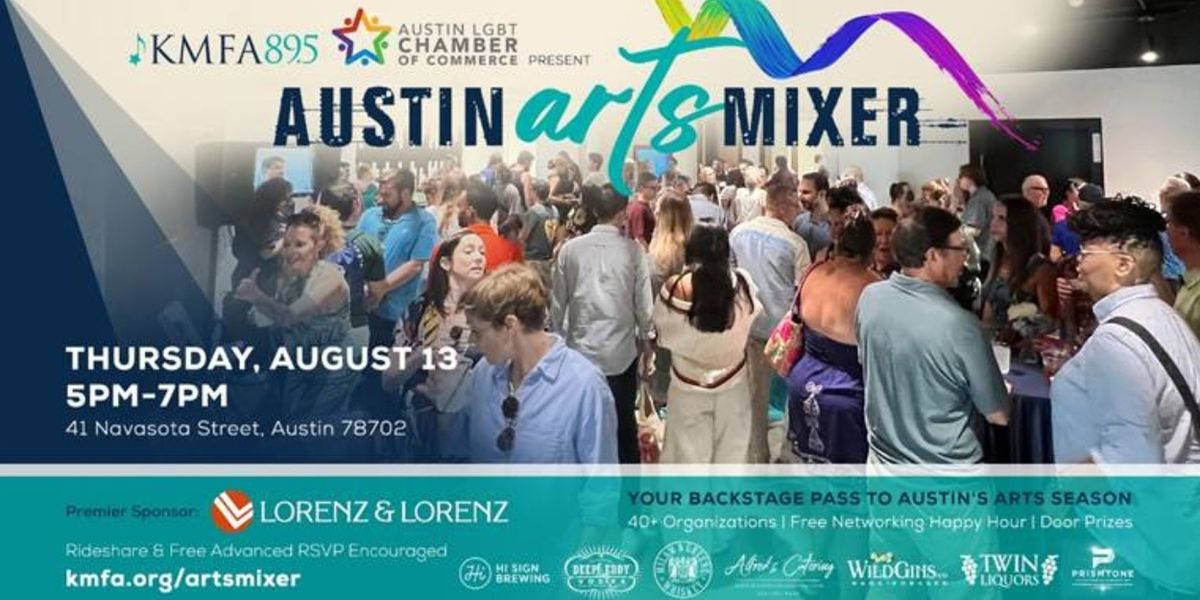 KMFA to Host 6th Annual Austin Arts Mixer With 3-Dozen Groups