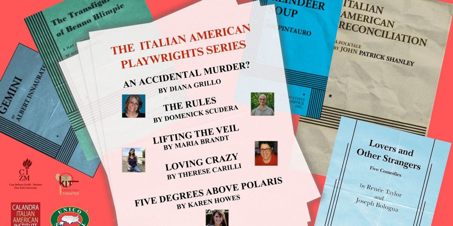 Kairos Italy Theater Announces The First Edition Of The Italian American Playwrights Reading Series  Image