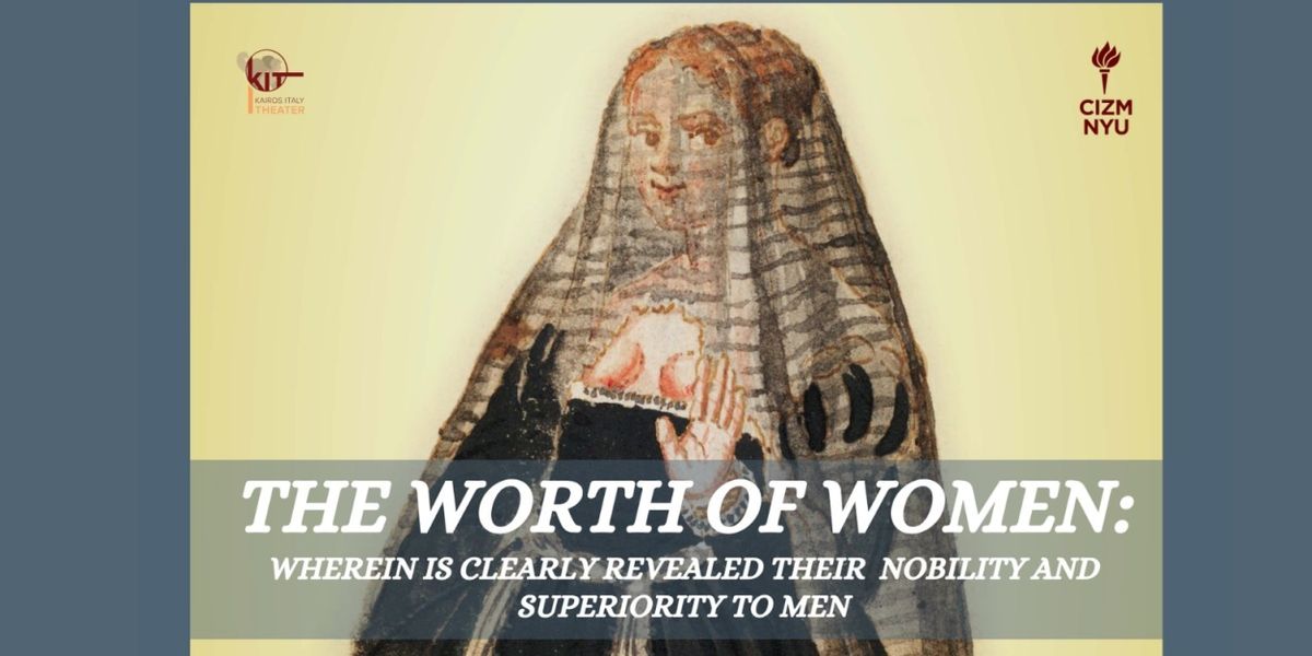 Kairos Italy Theater to Present THE WORTH OF WOMEN at Dundee Fringe Festival & The Byre Theatre