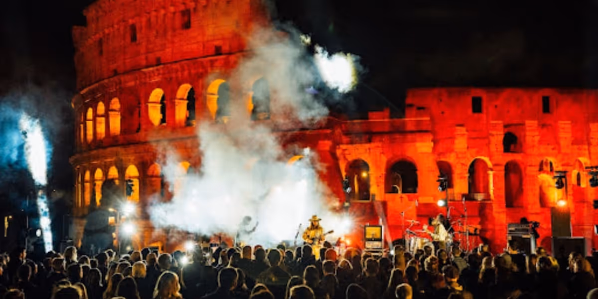 Kaleo Performs at Rome's Historic Archeological Park of the Colosseum