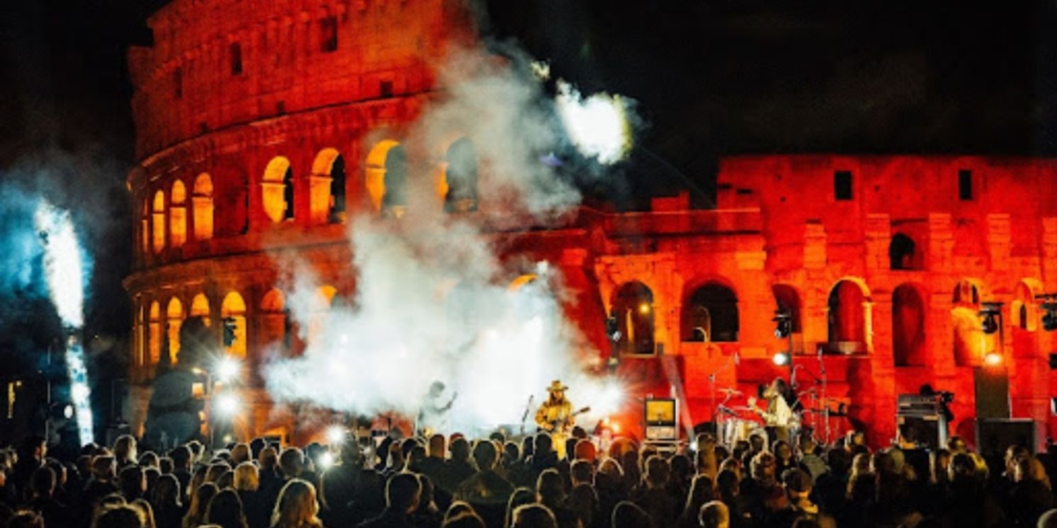 Kaleo Performs at Rome's Historic Archeological Park of the Colosseum  Image
