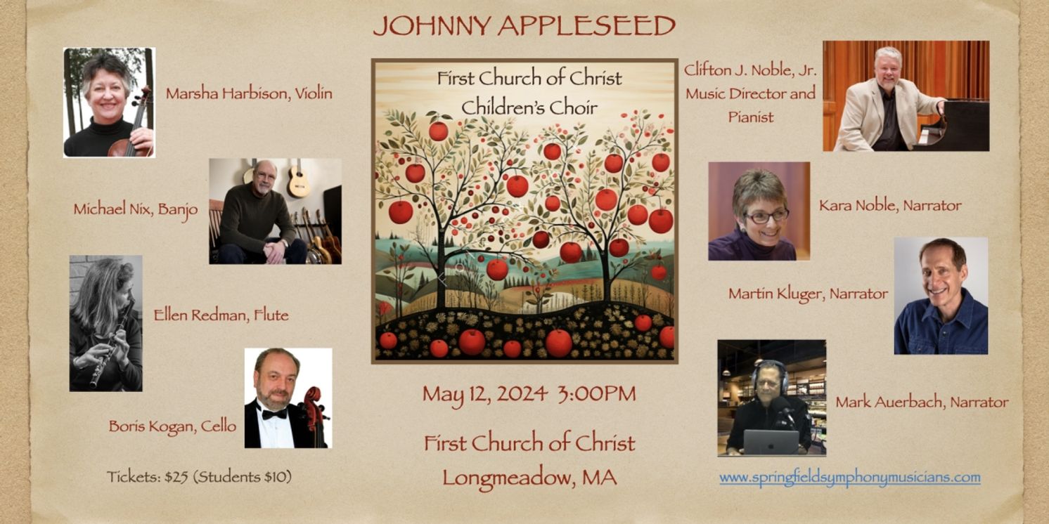 Kara Noble, Martin Kluger, and Mark Auerbach Join The Springfield Chamber Players to Perform JOHNNY APPLESEED  Image
