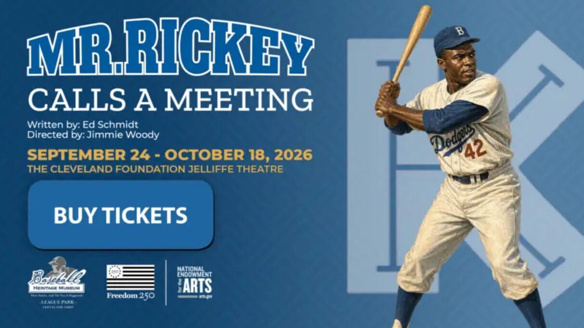 Karamu House to Open 2026-27 Season with MR. RICKEY CALLS A MEETING