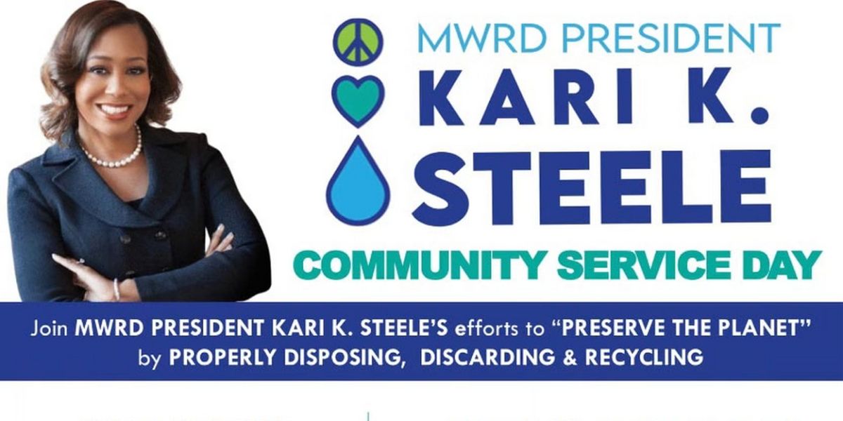 President MWRD Kari K. Steele And Cook County Commissioner Monica Gordon To Host Community Service Day