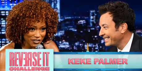 Keke Palmer Tries to Sing Song Lyrics Backwards in Fallon Game Photo