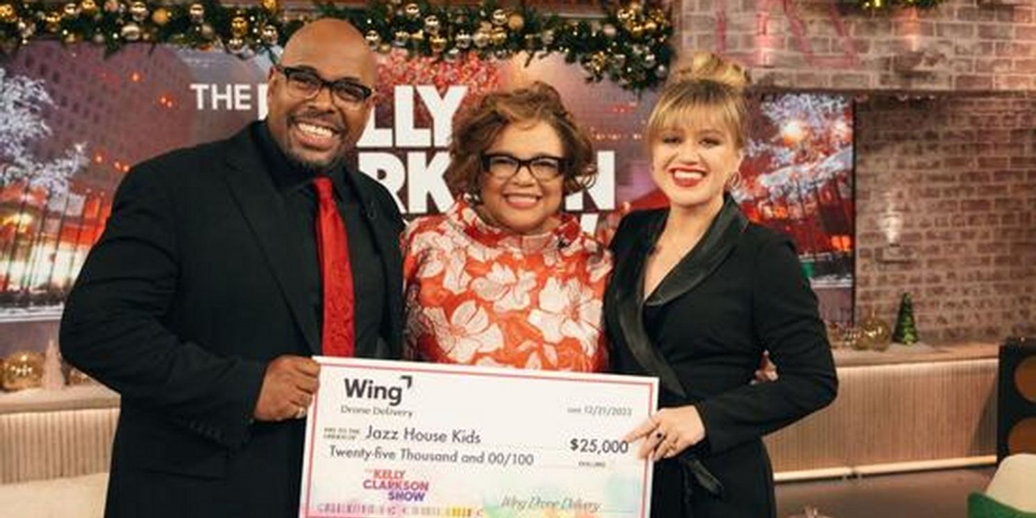 Kelly Clarkson Honors JAZZ HOUSE KiDS; Melissa Walker & Christian McBride Appear On Show  Image