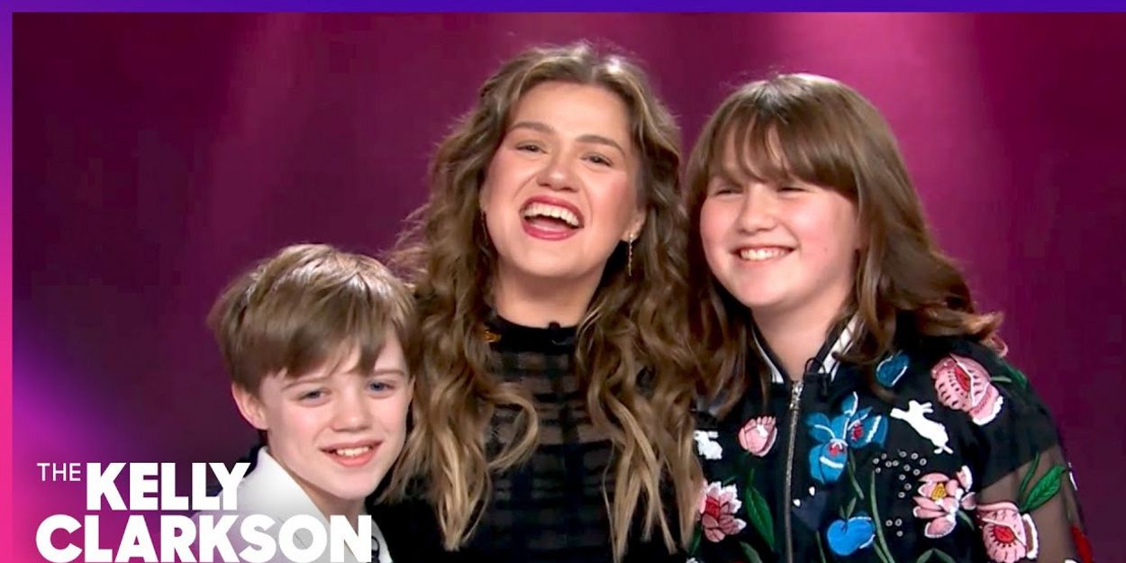 Kelly Clarkson Says Goodbye To Talk Show With Kids River And Remington By Her Side Video