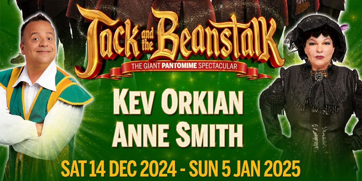 Kev Orkian and Anne Smith Will Join Mayflower Theatre Panto JACK AND THE BEANSTALK This Holiday Season