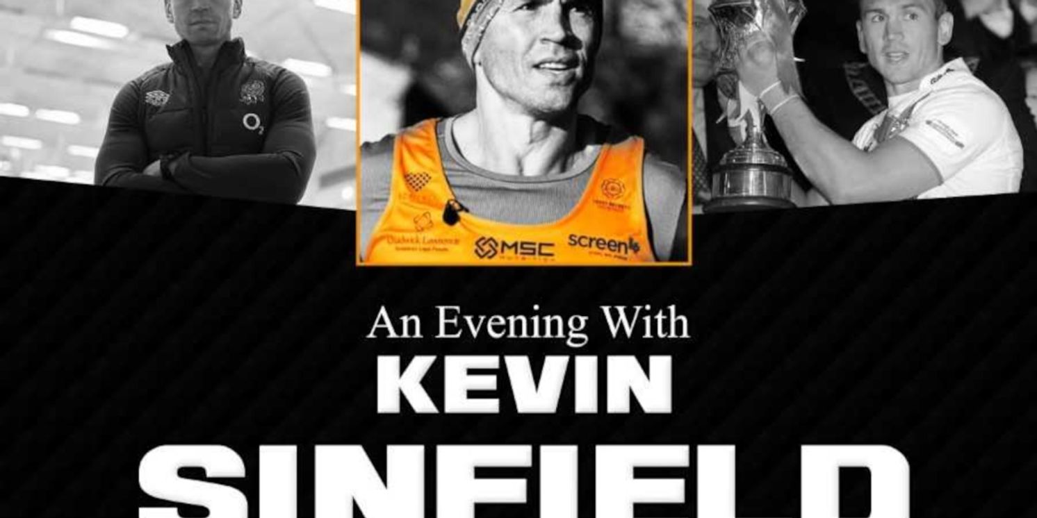 Kevin Sinfield Will Share His Stories With a Warrington Audience in November  Image