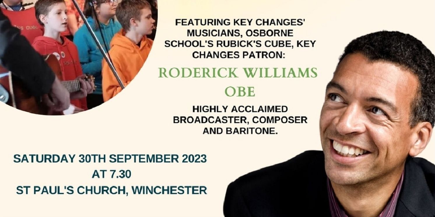 Key Changes Music Therapy to Celebrate 15th Year Anniversary with Special Guest Performer Roderick Williams OBE  Image