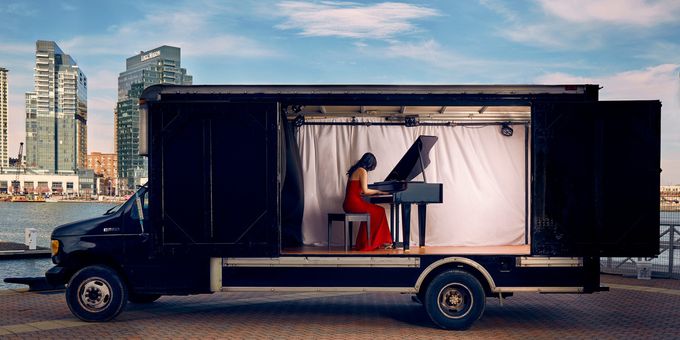 Kravis Center Welcomes THE CONCERT TRUCK To Palm Beach County Photos