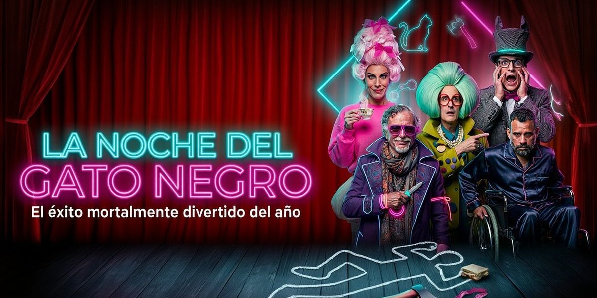 LA NOCHE DEL GATO NEGRO: El asesinato musical más descarado llega al Teatro Lara