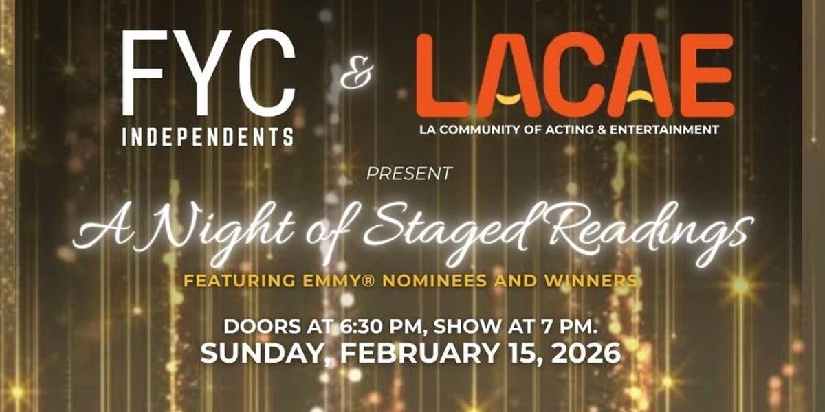 LACAE And FYC Independents To Host Evening Of Staged Readings For Charity