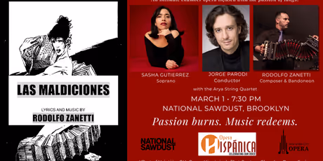 LAS MALDICIONES: Tango Opera to Premiere at National Sawdust in Brooklyn Photo