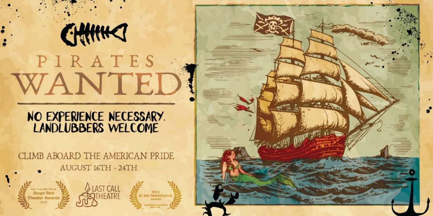 Tickets Now Available for PIRATES WANTED at Last Call Theatre  Image