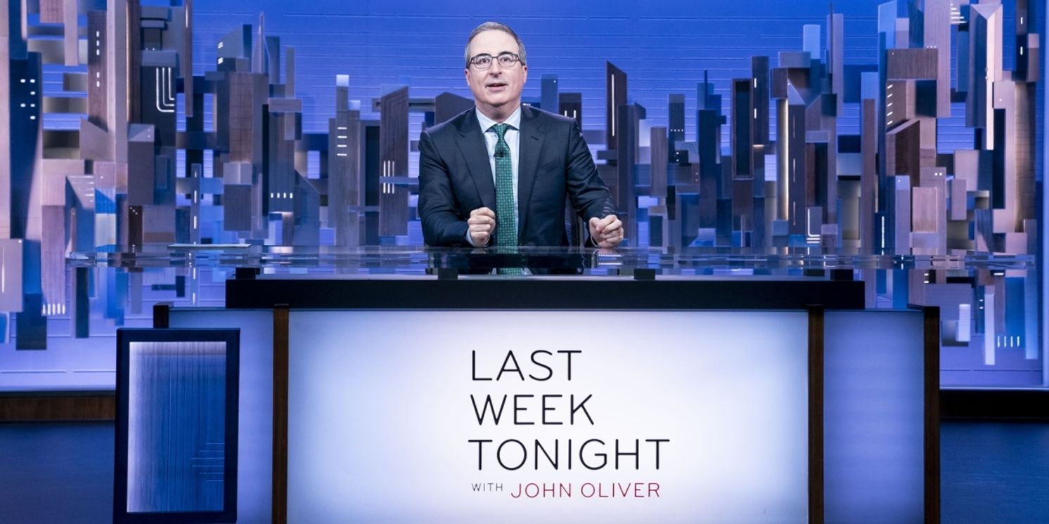 LAST WEEK TONIGHT WITH JOHN OLIVER Season 12 Sets HBO Premiere  Image