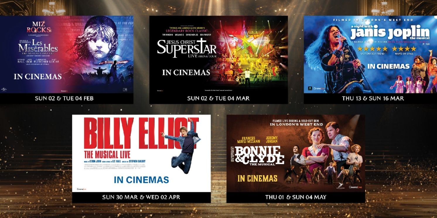 LES MISERABLES, JESUS CHRIST SUPERSTAR, and More Will Come to UK Cinemas This Spring  Image