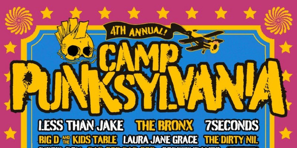 LESS THAN JAKE to Play 4th Annual CAMP PUNKSYLVANIA MUSIC & CAMPING FESTIVAL in July