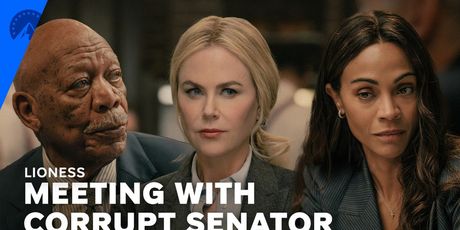 LIONESS Season 3 Clip: Joe and Team Corner a Corrupt Senator Photo