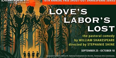 LOVE'S LABOR'S LOST to Tour Shelby County in Tennessee Shakespeare Company's Free Ser