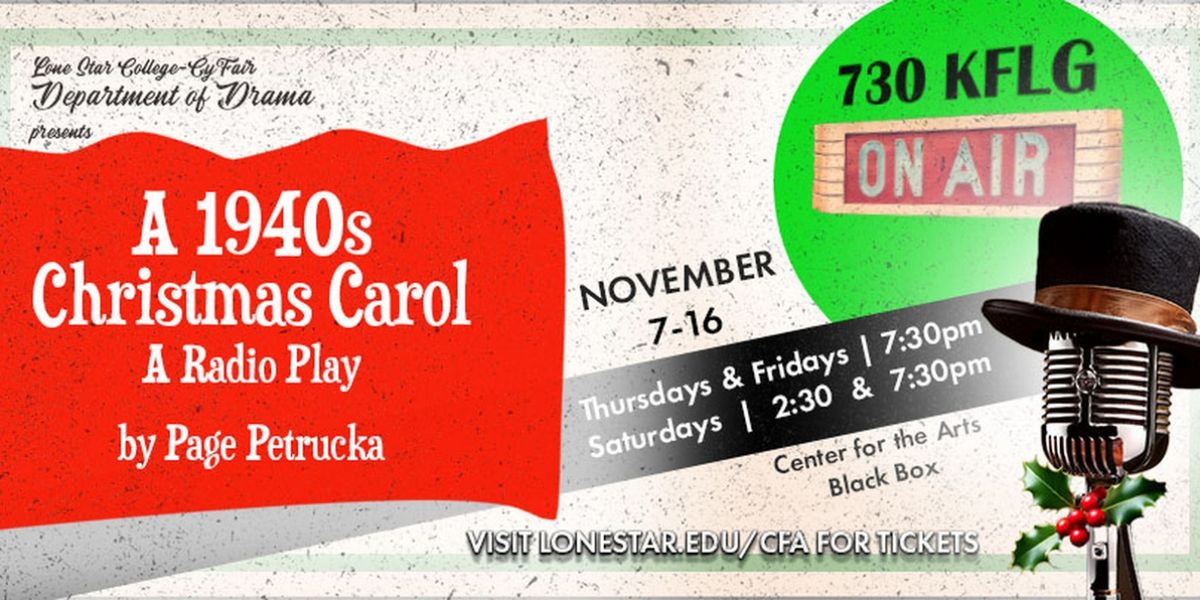 LSC-CyFair Will Perform A CHRISMTAS CAROL Comedy