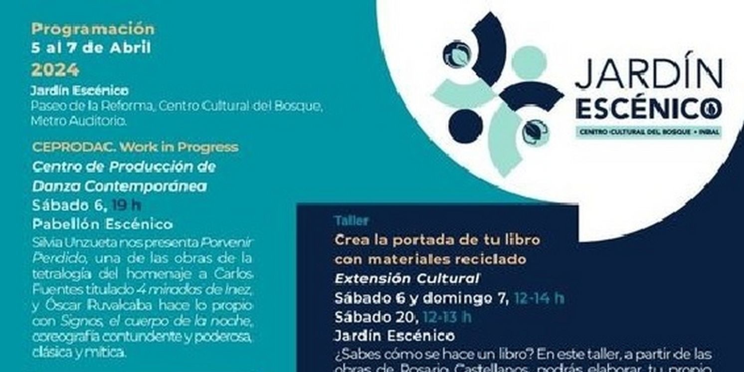 La Creación De Una Portada, Talleres Literarios Y Danza, Actividades En El Jardín Escénico Este Fin De Semana  Image