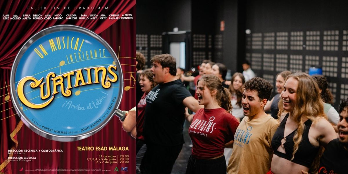 La ESAD de Málaga alza el telón de su Taller de Fin de Grado con el estreno del musical CURTAINS
