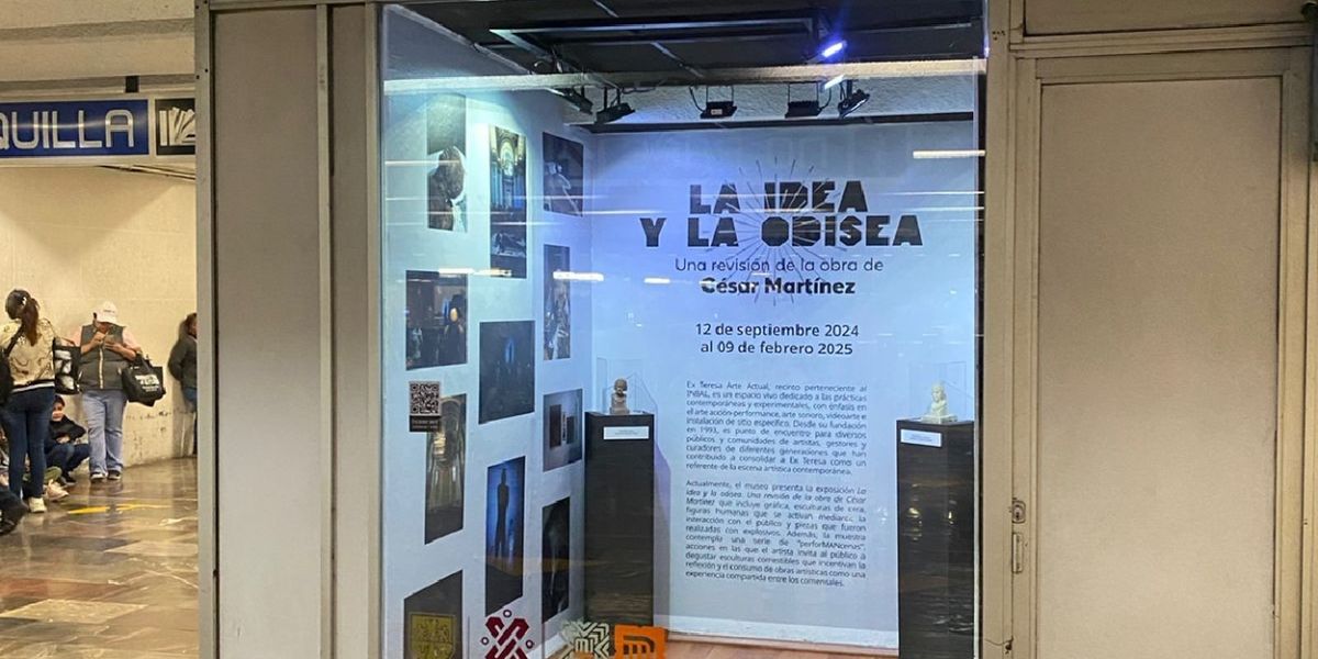 La Idea Y La Odisea, De César Martínez Y Ex Teresa Arte Actual, Se Suben Al Metro De La Ciudad De México