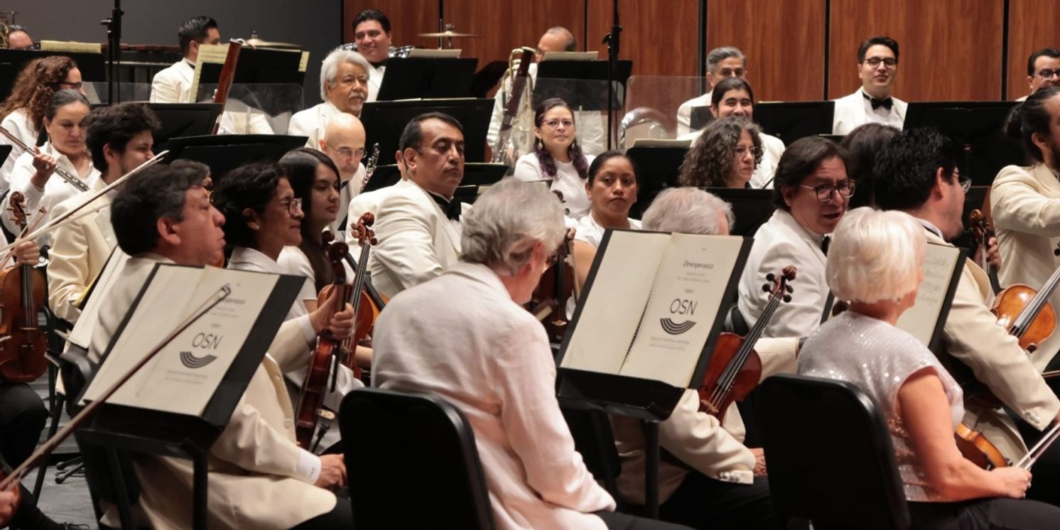 La Orquesta Sinfónica Nacional Inicia Temporada Con Obertura Festiva, De Carlos Vidaurri, Dedicada Al Palacio De Bellas Artes  Image