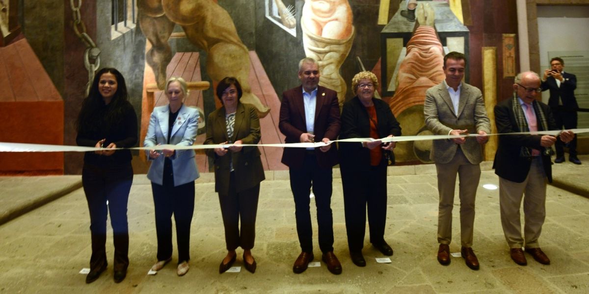 La Secretaría De Cultura Entrega La Restauración Del Mural La Lucha Contra El Terrorismo