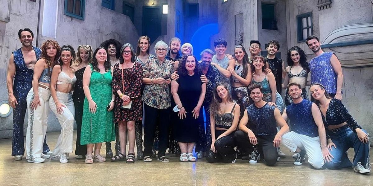La actriz nominada al Tony Olga Merediz visita MAMMA MIA! en Madrid