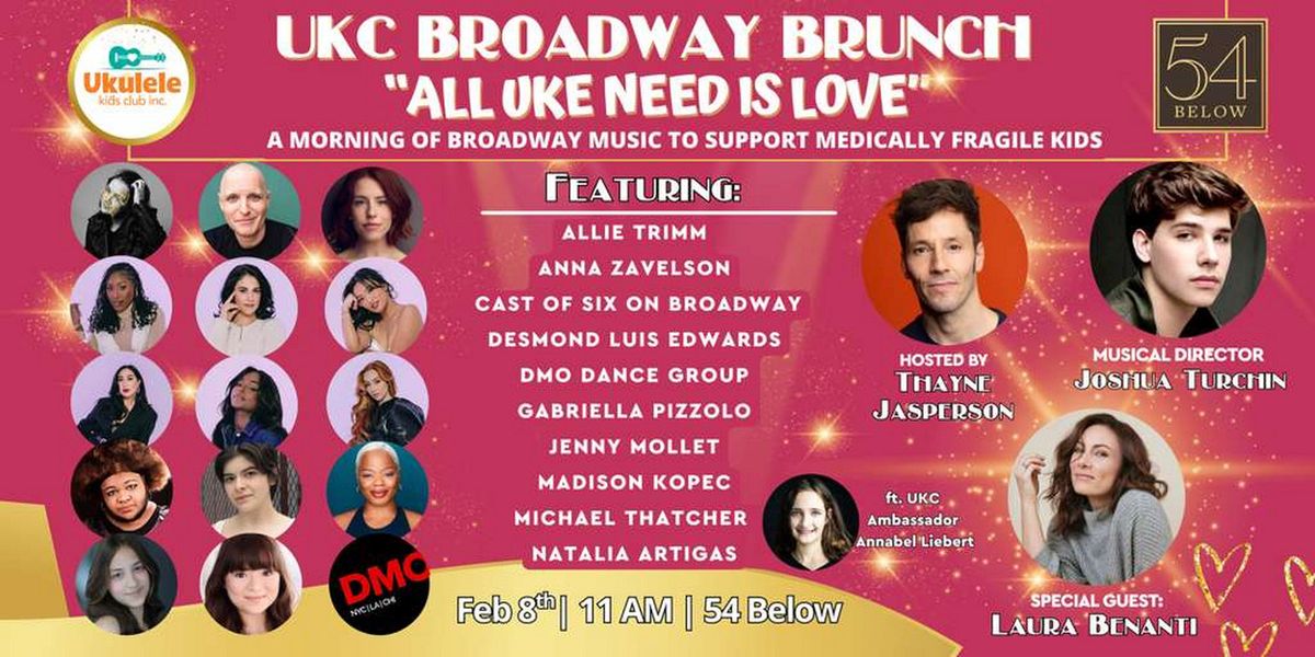Laura Benanti to Join 54 Below's UKC Broadway Brunch ALL UKE NEED IS LOVE