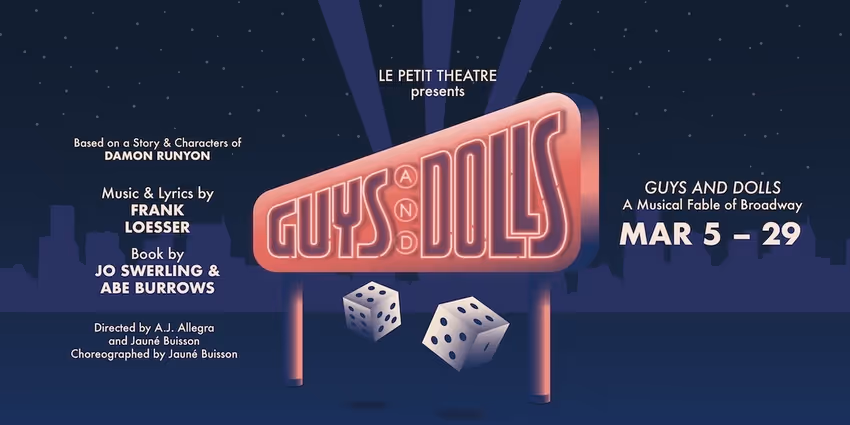 GUYS AND DOLLS to be Presented at Le Petit Theatre Photo